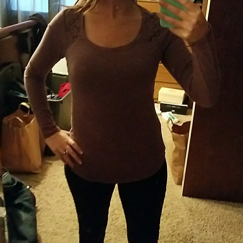 Maurices Long Sleeve w/Lace